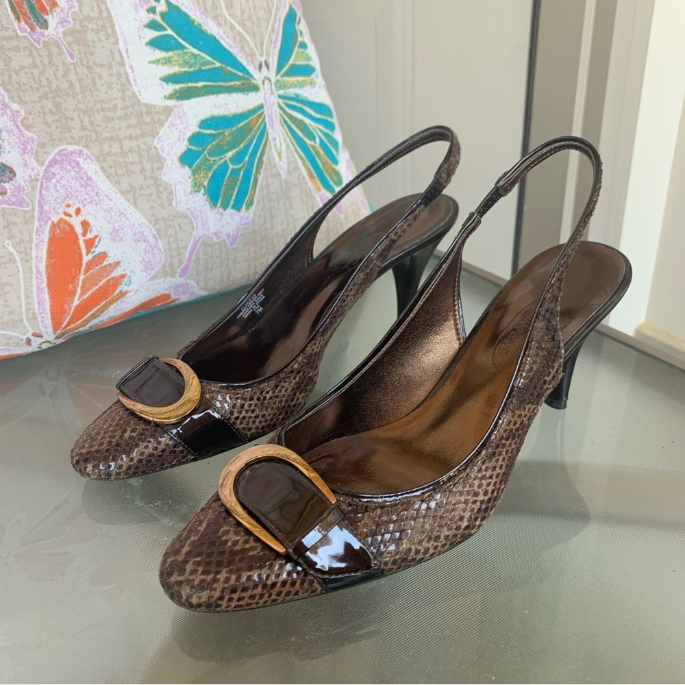 Circa Joan & David Snakeprint Heels